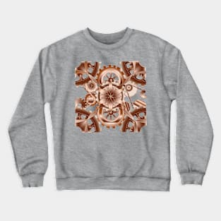 Steampunk Mandala Crewneck Sweatshirt